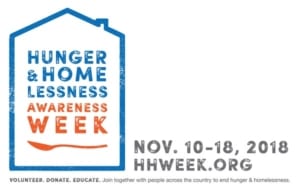 Hunger and Homelessness Awareness Week